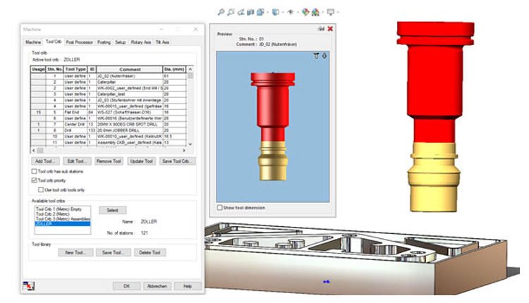 HCL CAMWorks® Announces ZOLLER Interface in CAMWorks