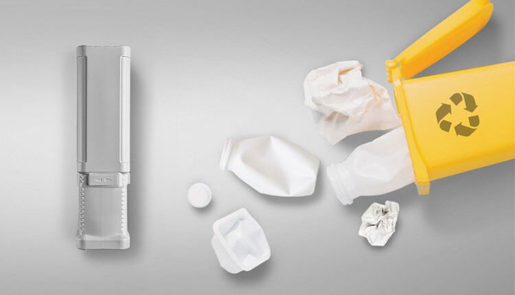 From waste to value – Recycling packaging from rose plastic